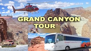 GRAND CANYON TOUR  Skywalk, Guano Point, Hoover Dam, Helicopter and Boat Trip 4K