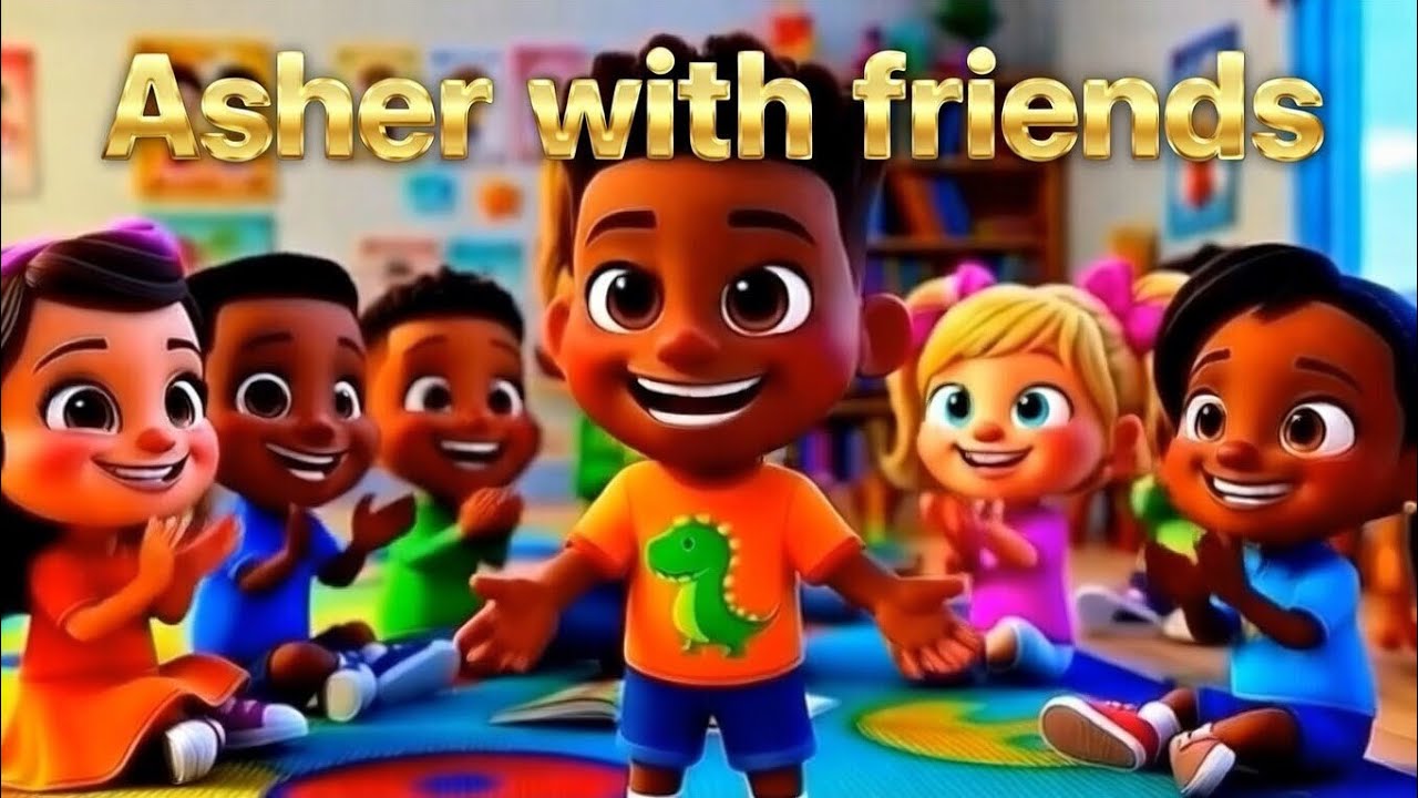 Asher with friends and his teacher - YouTube
