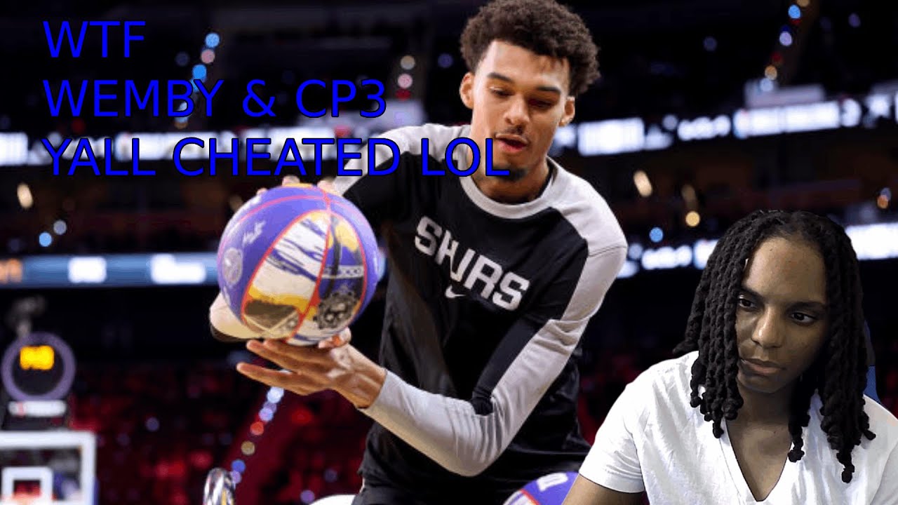 ‼️ 2025 SKILLS CHALLENGE ALL STAR ‼️ WEMBY AND CP3 CHEATED LOL REACTION