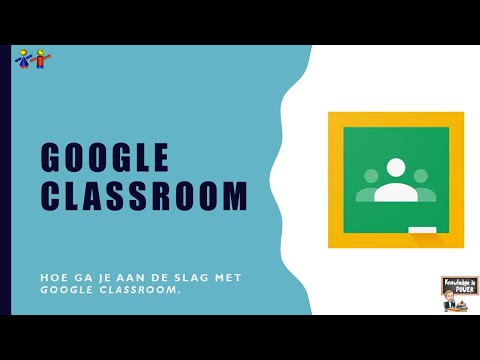 Les 1: Google Classroom - Eerste keer inloggen