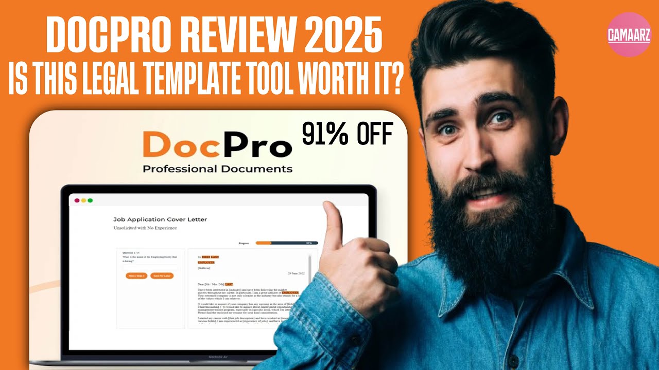 DocPro Review & Demo: Generate 2,800+ Lawyer‑Approved Legal Docs Instantly!
