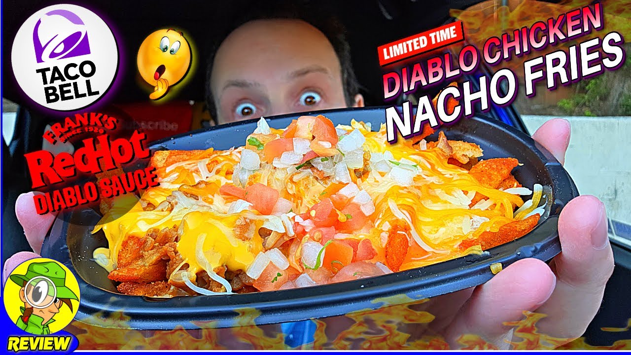 Taco Bell® Frank's RedHot® Diablo Chicken Nacho Fries Review 🌮🔔🔥🍟 | Peep THIS Out! 🕵️‍♂️