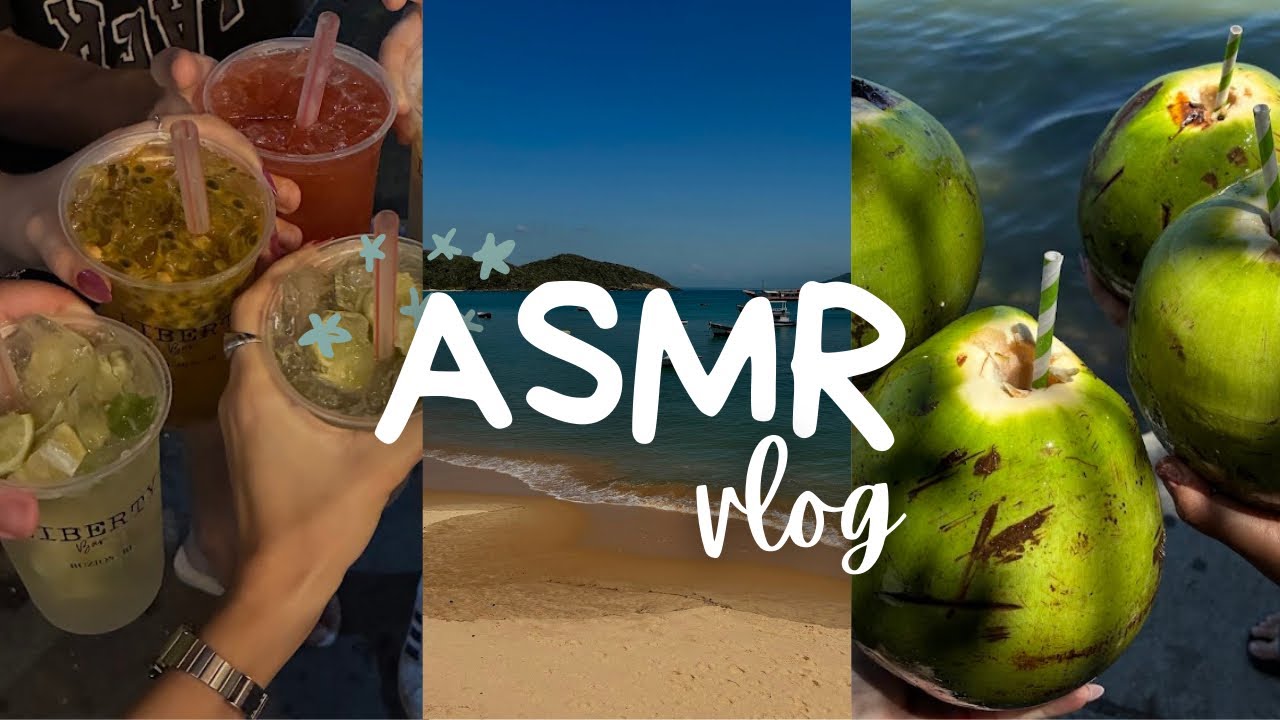 asmr vlog | viajei para Búzios com a faculdade 🌊🐚 