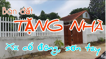 bán đất cổ đông sơn tây, bán đất xã cổ đông có nhà sẵn 385m