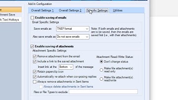 Sperry Software - Attachment Save Add-In for Outlook - v6.0