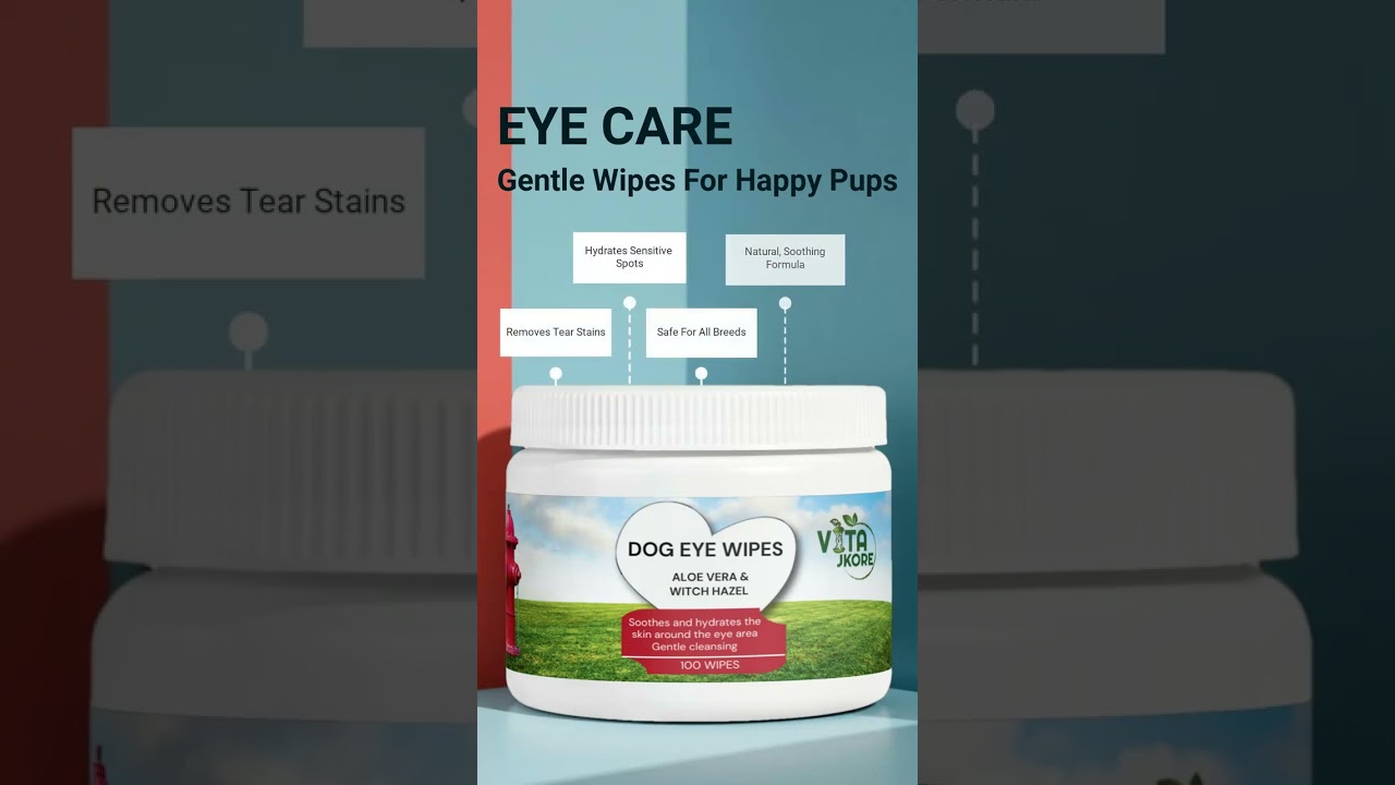 EYE CARE Gentle Wipes for Happy Pups