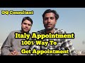 Italy Embassy Appointment 2022 || How To Get 100% Italy Appointment ||  Legalization Appointment