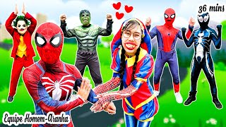 Homem-Aranha Vermelho Foge do Casamento Arranjado com Pomni! 💔🏃‍♂️