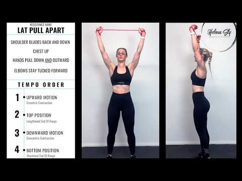 Resistance Band Lat Pull Apart