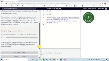 Tutorial 3 - Retina Image for Higher Resolution Display - free code camp (Explained)