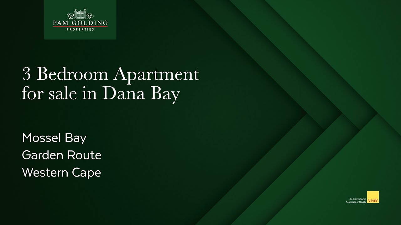 3 bedroom apartment for sale in Dana Bay Pam Golding Properties YouTube