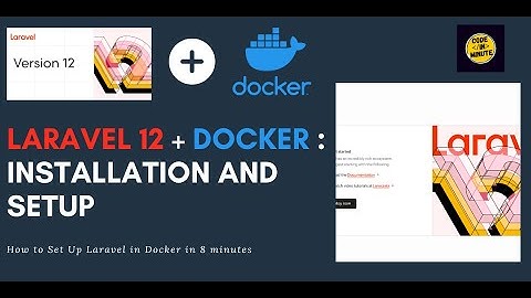 Install Laravel 12 with Docker in 8 Minutes - Full Setup & Configuration Guide #laravel #docker