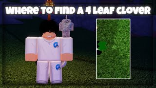 Where TO FIND A 4 Leaf Clover | Fisch