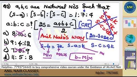 Original CAT exam solved using common sense-Anil Nair Explains.