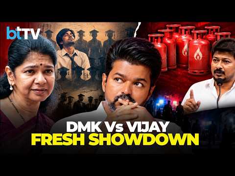 Vijay Govt Faces DMK Heat: Kanimozhi Invokes Dhanush Film Over Jobs, Welfare, Law & Order