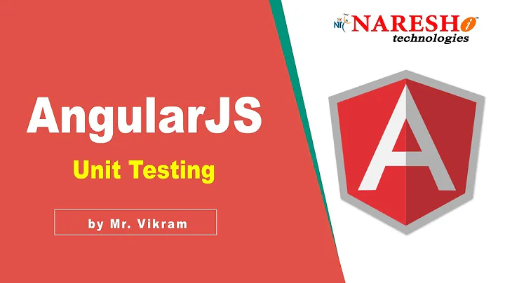 AngularJS Tutorials | AngularJS Unit-Testing | Mr. Vikram