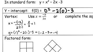 AA5-1 Quadratic Equations and Systems Graphically