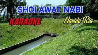 Karaoke sholawat nabi Nasida Ria nada pria