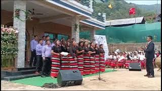 Tousem Baptist Churches Choir at Taningjam House Dedication ceremony of Mr. Tr. Wicham Newmai.