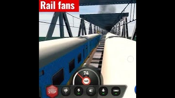 Gatiman Express Highly Speed Overtaking😱 #shorts #train #indianrailway #gaming #railway #msts #viral