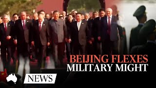 China's military red carpet: Dan Andrews joins Putin, Jong-Un and other world leaders