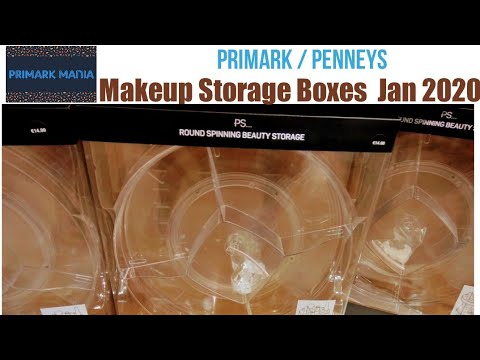 Primark / Penneys Makeup Storage Boxes January 2020 - YouTube Primark / Penneys Makeup Storage Boxes January 2020 - Youtube
