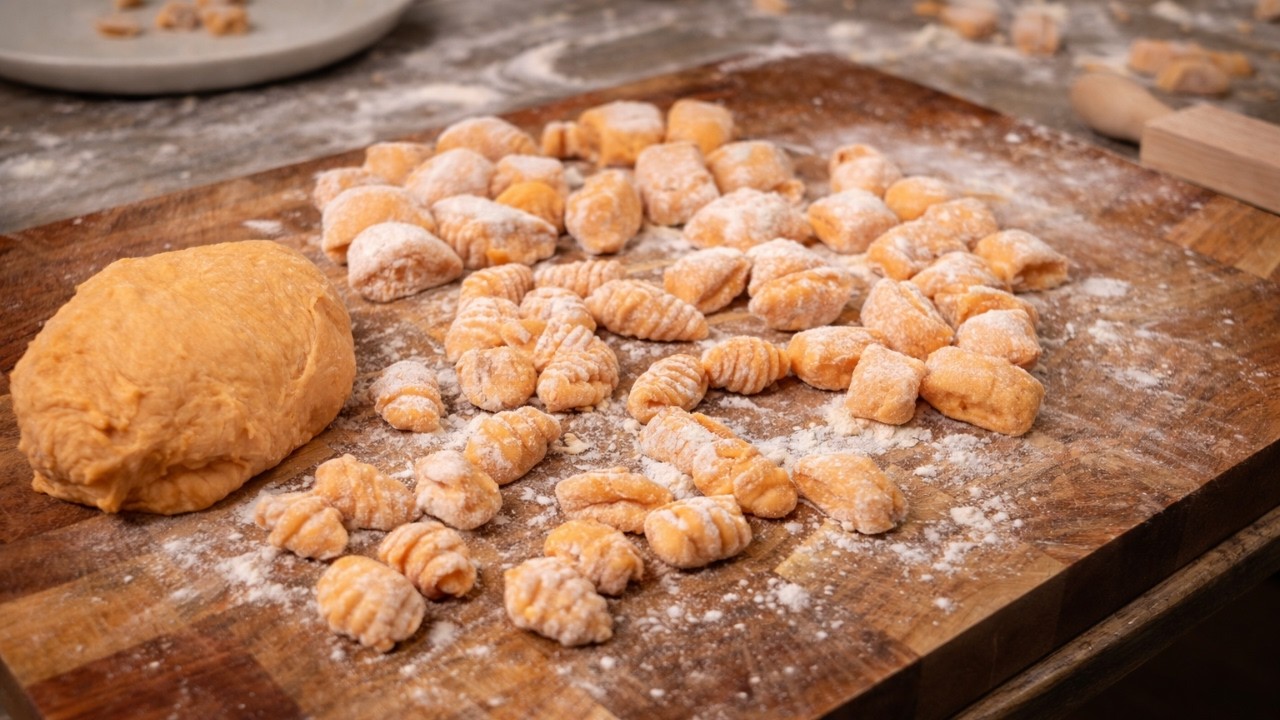 Бързи и Лесни Рецепти за Батат Сладък Картоф | Ньоки Рецепта : Тесто за Ньоки от Батат Сладък Картоф