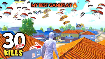 30 Kill🥵MY BEST GAMEPLAY with MUMMY SET 😍PUBG mobile|KIDSTAR