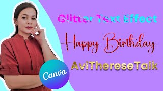 How To Create ✨Glitter Text✨ In Canva | Canva Tutorial | Easy Way screenshot 5