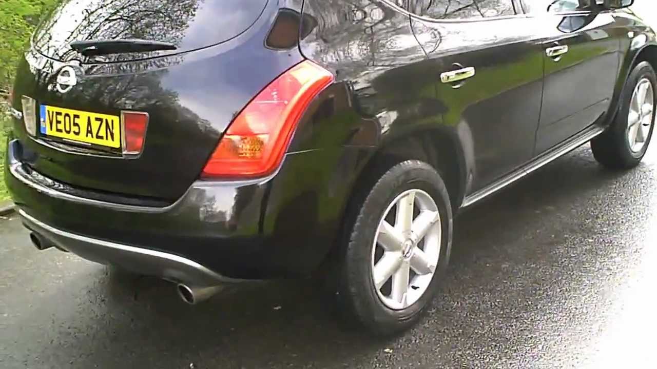 05 Nissan Murano 3 5 V6 Automatic Cvt Metallic Black Youtube