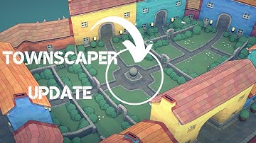 townscaper update | how to make garden paths and decoration | tutorial/tips/tricks