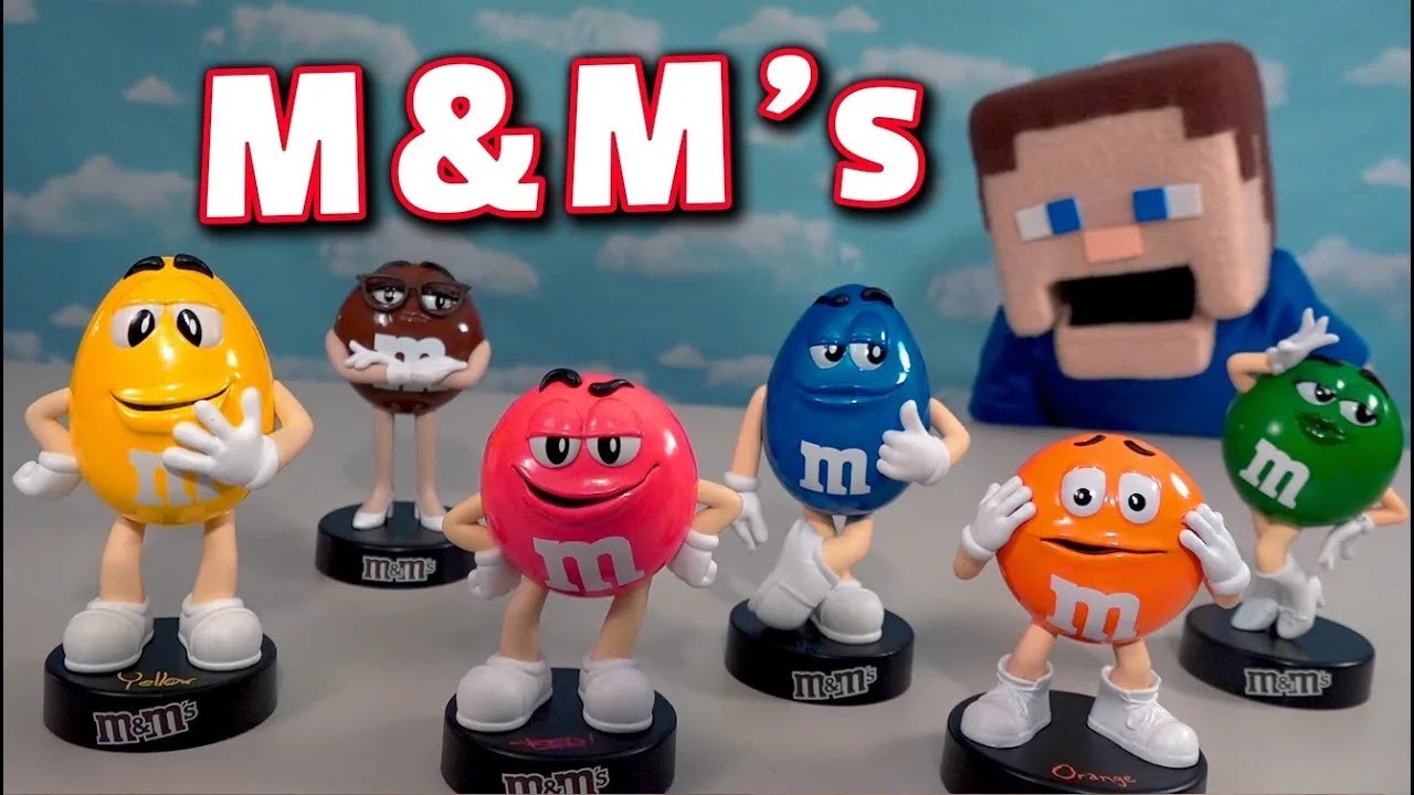 Набор статуэток персонажей M&M's от Jada Toys! 2023 год.