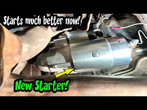 How to remove and install a starter on a Chevy Camaro 82-92 Third Gen Camaro