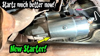 How to remove and install a starter on a Chevy Camaro 82-92 Third Gen Camaro