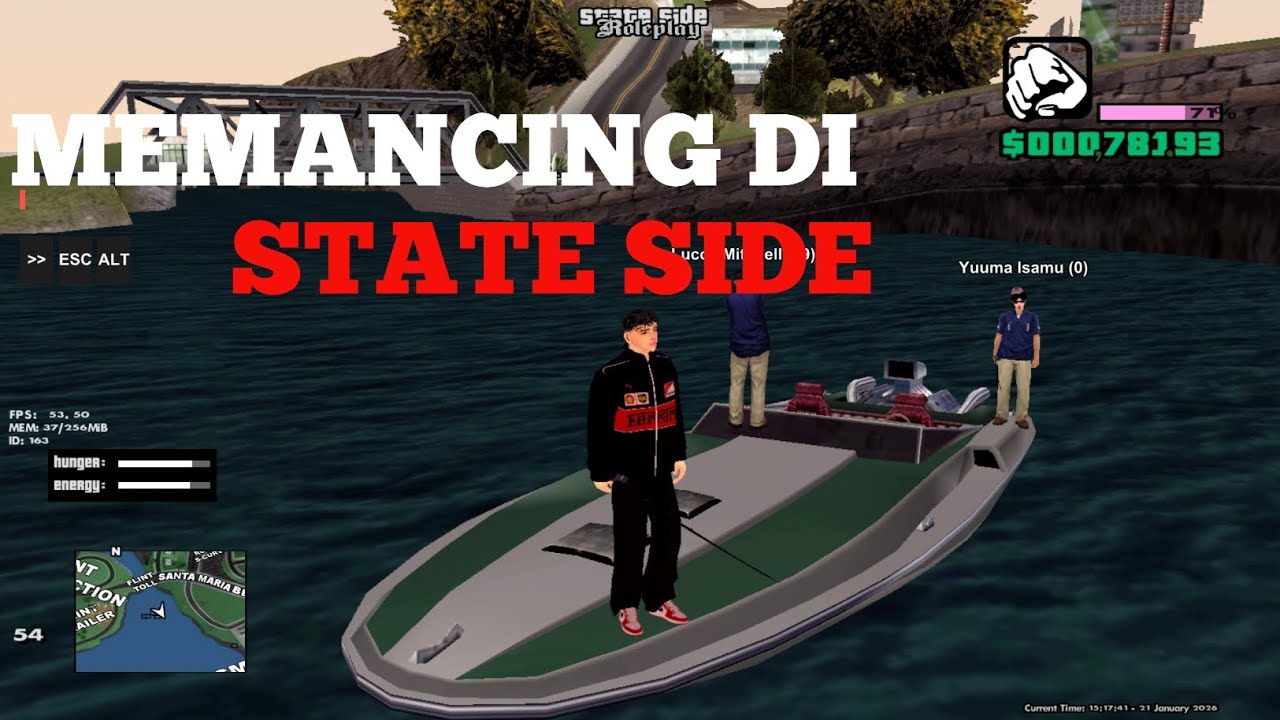 SIDE JOB MANCING GACOR !!! STATE SIDE ROLEPLAY