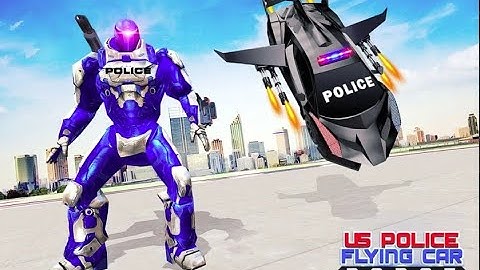 Flying Police Car Robot Hero:Robot Games Transforming robot Ep-02 (By Falcon Gamer) Android Gameplay