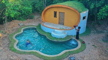 Building Luxury Dream Underground House And Underground Swimming Pool