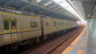 1192次區間車進汐科站+離站