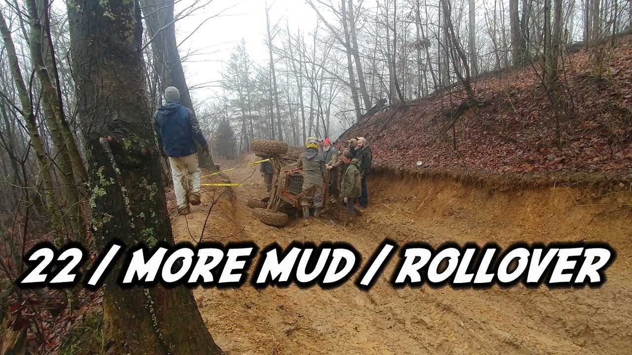 Windrock 3/2019 Day 4 Part 2 (Trail 22 + Mud = Rollover)