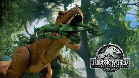 Jurassic World: Fallen Kingdom "Thrash & Throw T-Rex" Toy Commercial