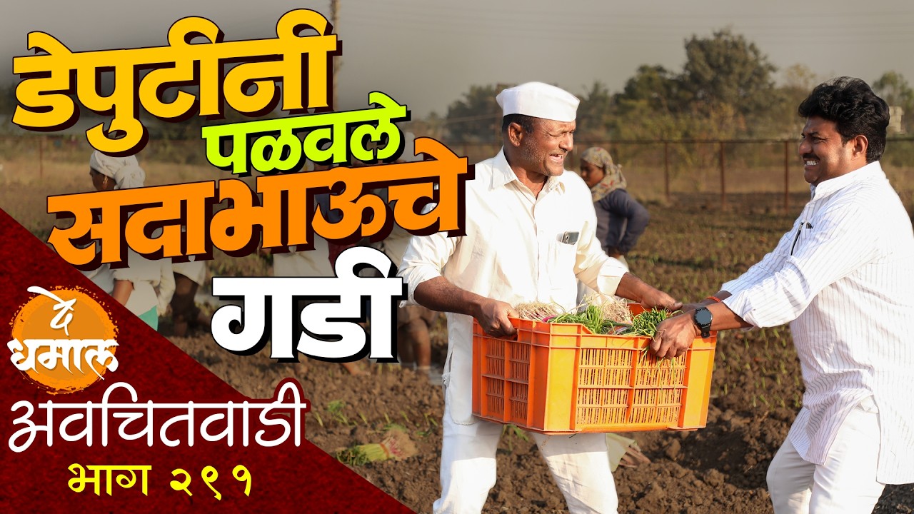 डेपुटीनी पळवले सदाभाऊंचे गडी | अवचितवाडी भाग - २९१ | Avchitwadi Episode - 291 | De Dhamal