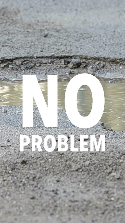 Got Water Filled Potholes?