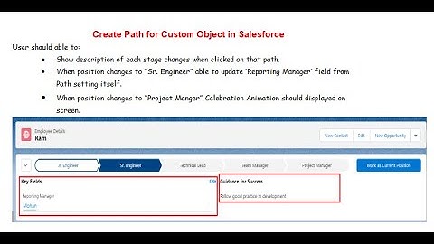Create Path for Custom Object in Salesforce