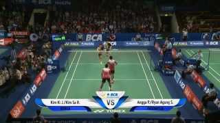 Kim Ki Jung/Kim Sa Rang (KOR) VS Angga Pratama/Ryan Agung Saputra (INA) - BCA Indonesia Open 2014