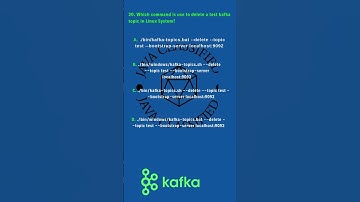 20. Which command is use to delete a test kafka topic in Linux System?