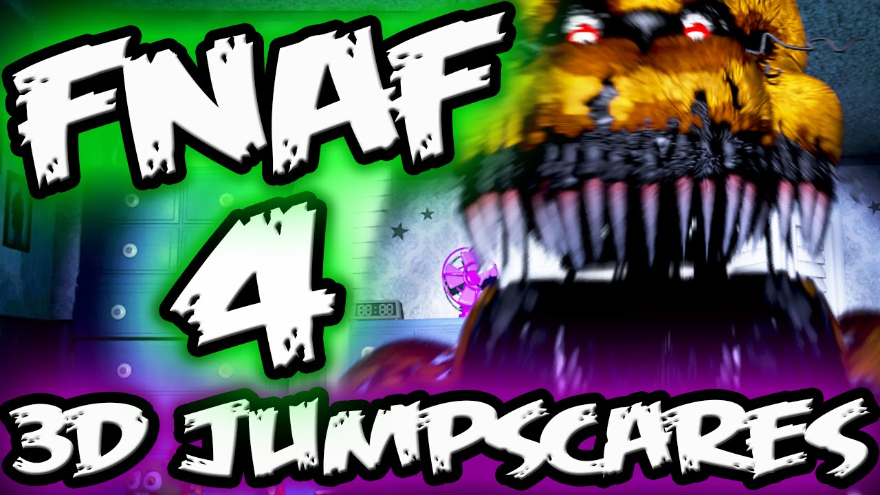 Nightmare purple freddy jumpscare?! (FNAF 4) 