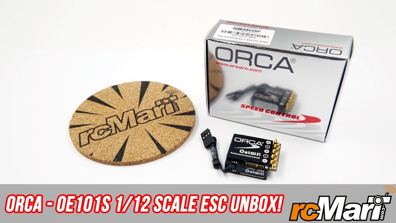Orca #OE101S 1/12 SCALE ESC Unbox! - Brushless ESC System - YouTube