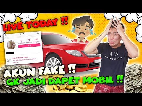 GARA2 PAKE FAKE ACCOUNT GA JADI DAPET MOBIL !!!