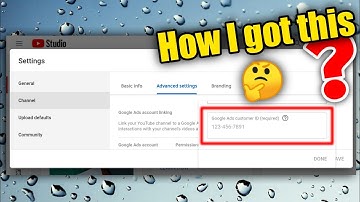 Google Ads customer ID youtube || Google Ads account linking || YouTube studio beta