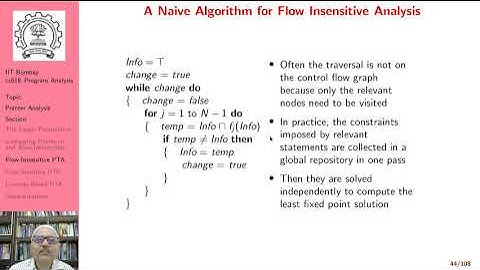 Lecture 12: Flow-Insensitive Points-to Analysis (Part A)